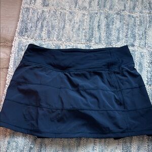 Lululemon Navy Blue tennis pace rival skirt